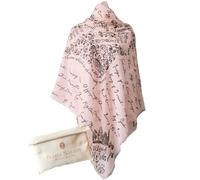 Jesus's Names Christian Prayer Scarf - Large and Soft Scripture Shawl, 75 Languages, 84 Titles of Christ, Ivory, Large