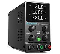 Jesverty DC Power Supply Variable, 0-120V 0-3A Adjustable Switching DC Regulated Bench Power Supply with High Precision 4-Digit LED Display, 5V/2A USB Port, Coarse and Fine Adjustment SPS-12003N