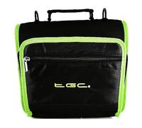 Jet Black & Green Shoulder Carry Case Bag for the Coby TFDVD7011 7" Portable DVD/CD / MP3 Player Portable DVD Player