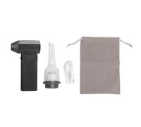 Jet Dry Blower 130000 RPM Violent Turbine Type C Rechargeable Portable Handheld Mini Jet Blower High Speed Cordless Electric Air Duster for Camping Cleaning ABS Material 8000mAh