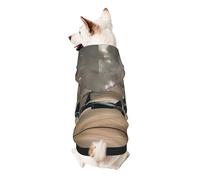 Jet Fighter Print Dog Hoodie Sweatshirt For Small Dogs, Warm, Soft And Breathable Pet Clothes, Easy To Wear Jumper For Winter And Fall Warm