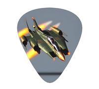 Jet fighters Print 12 Pcs Guitar Picks Fit Lovers 3 Different Thickness 0.46 0.71 0.96mm