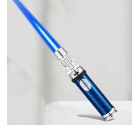 Jet Flame Butane Lighter, Adjustable Windproof Multi-Purpose Tool for Camping, Barbecue, and Cigars - Refillable Gas, Versatile for Candles and Moxibustion