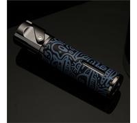 Jet Flame Lighter, Windproof Adjustable Flame, Refillable Gas, Transparent Air Window, Ideal for Kitchen, Outdoor, Camping, BBQ, Gifts - Pack of 1