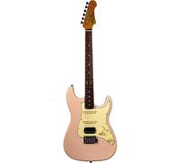 Jet Guitars JS400 PKR Strat Guitar, HSS Alnico pickups, solid basswood body, 22 frets rosewood fingerboard roasted maple neck, 2 point tremolo