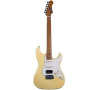Jet Guitars JS400 VYW Strat Guitar, HSS Alnico pickups, solid basswood body, 22 frets roasted maple neck, 2 point tremolo