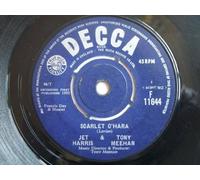 Jet Harris And Tony Meehan - SCARLET O'HARA 7 INCH (7" VINYL 45) UK DECCA 1963