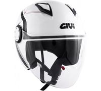 Jet Helmet 12.3 Stratos Thanatos Givi Glossy White Size S