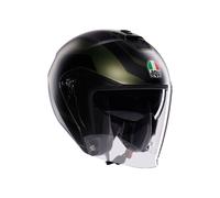 Jet Helmet AGV IRIDES Sakai Matt Green/Black