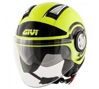 Yellow Givi 11.1 Air Jet Round Helmet Size M