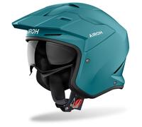 Jet Helmet Airoh KOMBAKT COLOR Petrol Green Matt