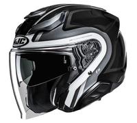 HJC F31 Bask Open Helmet Black/WhiteS Black,White
