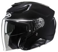 Jet Helmet HJC F31 SOLID METAL BLACK