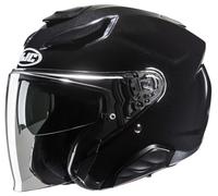 Jet Helmet HJC F31 SOLID METAL BLACK
