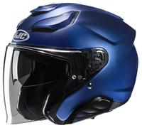 Jet Helmet HJC F31 SOLID SEMI FLAT METALLIC BLUE