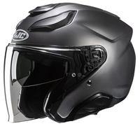 Jet Helmet HJC F31 SOLID SEMI FLAT TITANIUM