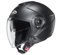 Jet Helmet HJC i40N SOLID SEMI FLAT BLACK