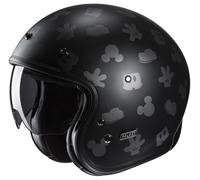 HJC V31 Disney Mickey Retro Jet Helmet, black-grey, size M for Men