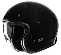 HJC V31 Solid Retro Jet Helmet, black, size S for Men