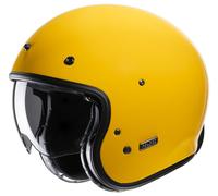 HJC V31 Solid Retro Jet Helmet, yellow, size M for Men