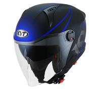 Jet Helmet KYT D-CITY Colorful Matt Blue