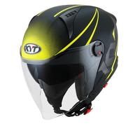 Jet Helmet KYT D-CITY Colorful Yellow