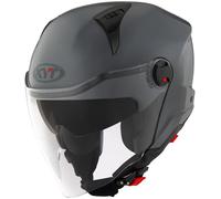 Jet Helmet KYT D-CITY Plain GRL Grey