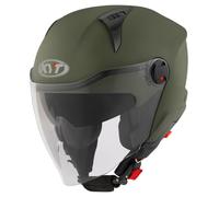 Jet Helmet KYT D-CITY Plain Matt Army Green