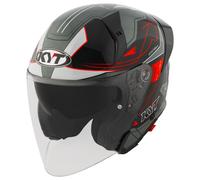 Jet Helmet KYT TTR-JET Led Black/Grey
