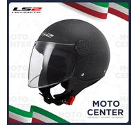 Jet Helmet LS2 OF558 Sphere II Matte Black Size XL (60 cm)
