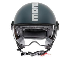 Jet Helmet Momodesign FGTR CLASSIC Candy Matt Ottanio Grey/White