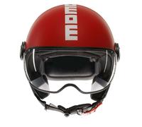MOMO FGTR Classic Candy Jet Helmet, red matt, size XL (61)