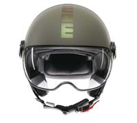 Jet Helmet Momodesign FGTR CLASSIC Flip Matt Green/Bronze