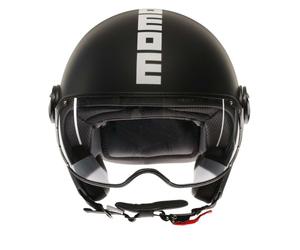 Jet Helmet Momodesign FGTR CLASSIC Mono Matt Black/White