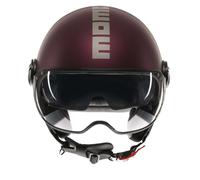 Jet Helmet Momodesign FGTR EVO Mono Matt Amarena/Silver