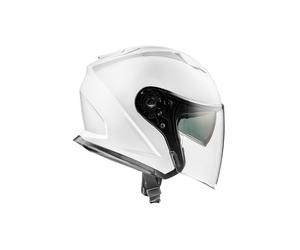 Jet Helmet Motorcycle Scooter Premier Dokker U8 White Double Visor Size XXL