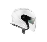 Jet Helmet Motorcycle Scooter Premier Dokker U8 White with Sun Visor XL