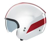 Nolan N20-2 Dolce Vita Jet Helmet, white-red, size L for Men
