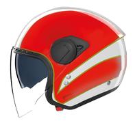Jet Helmet Nolan N20-2 VISOR TRICOLORE 346 Bianco / Verde / Rosso