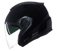 Nolan N40-5 06 Classico N-Com Jet Helmet, black, size L for Men