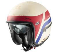 Premier Vintage K, jet helmet L Matt White/Red/Blue