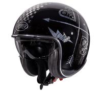 Jet Helmet Premier VINTAGE NX SILVER CHROMED