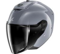 Shark Rs Jet Carbon Dark Shadow Open Face Helmet Silver XS