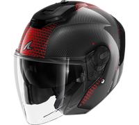 Jet Helmet Shark RS JET CARBON IKONIK Carbon Red Chrom