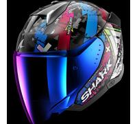 Shark Skwal i3 Jet Hellcat Jet Helmet, black-white-blue, size XL for Men