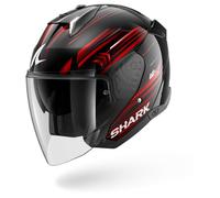 Jet Helmet Shark SKWAL i3 JET LIGHT-BLUR Black Red White