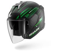 Shark Skwal i3 Jet Light-Blur, open face helmet XXL Matt Black/Green/White