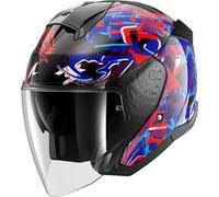 Jet Helmet Shark SKWAL JET PRANZ Black Blue Red