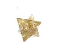 Jet International Citrine Orgone Merkaba 4" Free Booklet Crystal Therapy Huge Large Crystal Xmas Image is JUST A Reference