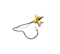 Jet International Exquisite UFO Gold Plated Pendulum Healing Dowsing A++ Metal Reiki Results